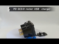 12v 24v chargeur usb commutateur rocker prise de recharge rapide prise étanche rapide double Pd Qc3.0 pour voitures bateau