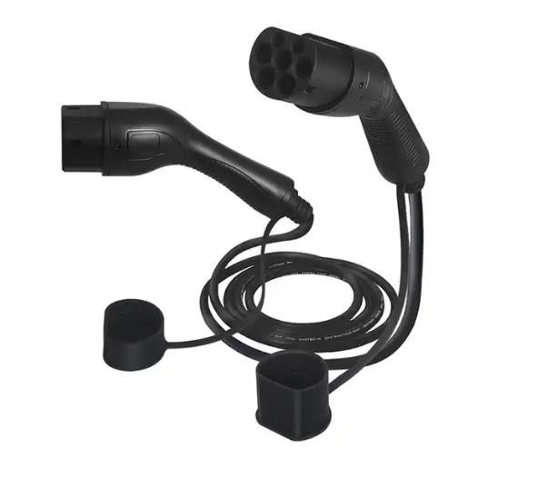 Type adapté aux besoins du client du câble 5m de véhicule électrique 2 au câble de remplissage de type 2 EV