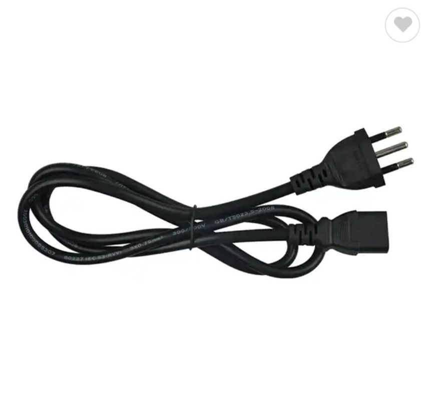 Câble d'alimentation adapté aux besoins du client du Brésil câble de cordon d'alimentation CA de 1,5 m/1,8 m/2 m