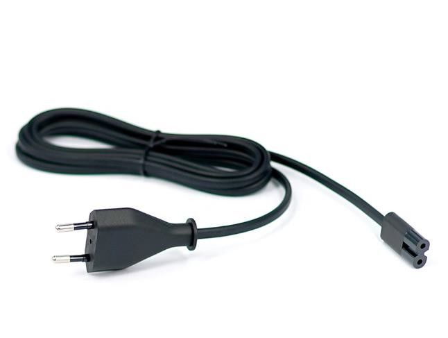 Black America Cordon d'alimentation 1,5 m Câble d'alimentation pour ordinateur portable à 3 broches