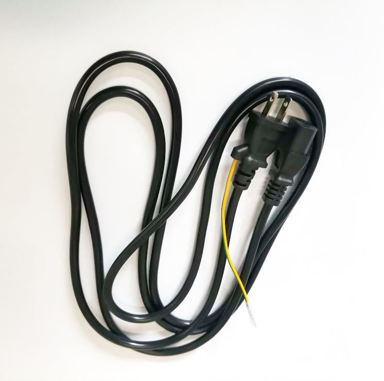 Cordons d'alimentation internationaux de 6 pieds, cordons d'alimentation japonais à 2 broches 125V