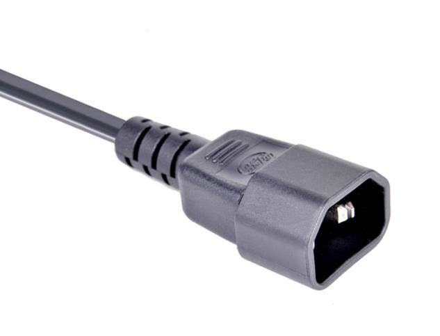 le courant alternatif de 300V Japon attache trois l'A.W.G. du cable électrique d'extension de noyaux de la prise 3 18