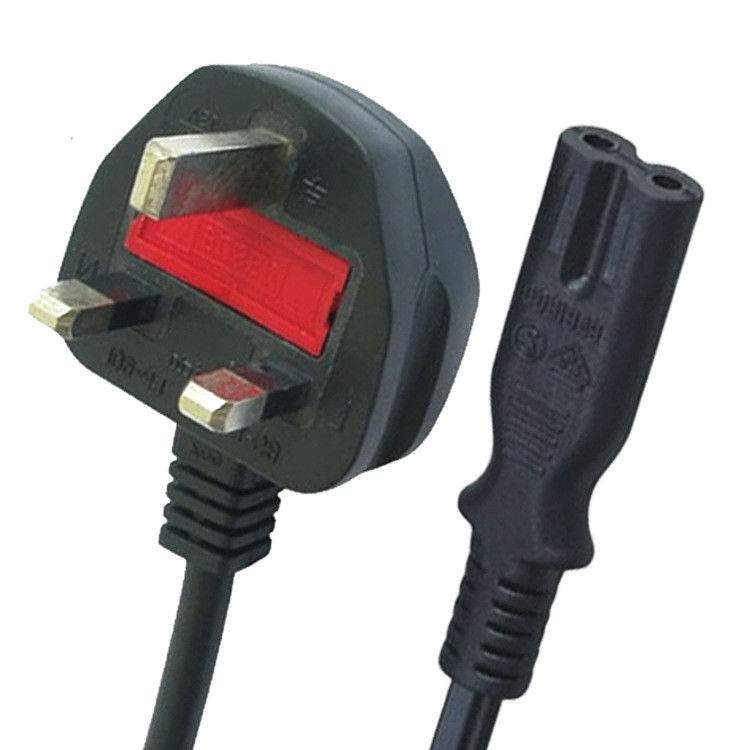 Cordons d'alimentation secteur IEC UK 1,5 M Câble d'alimentation secteur à 3 broches 5 pieds