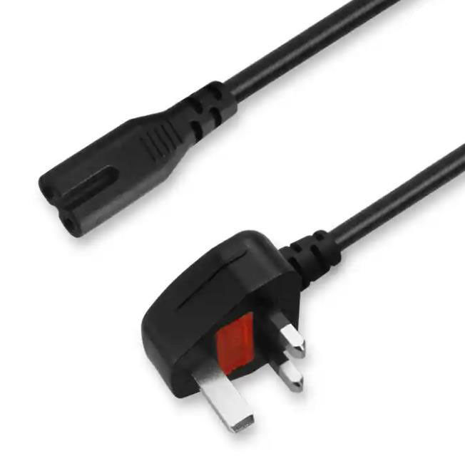Cordons d'alimentation secteur IEC UK 1,5 M Câble d'alimentation secteur à 3 broches 5 pieds