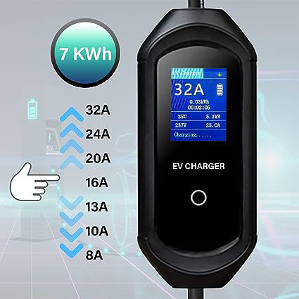 GBT 200-250V Niveau 2 3.5KW 7KW chargeur rapide portable étanche à la poussière 5M 7M 10M câble