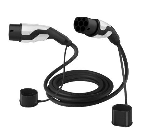 Cable de charge de 10 m Ev de type 1 phase / 3 phase type 2 à type 2