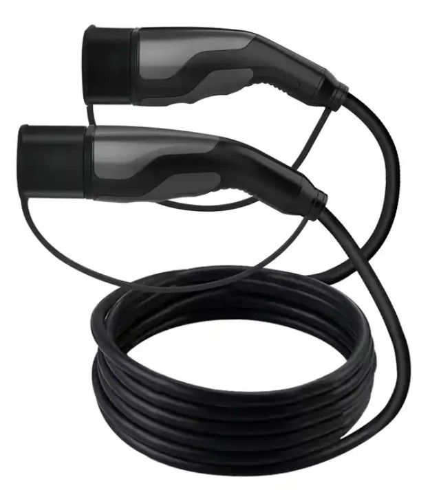 Cable de charge de 10 m Ev de type 1 phase / 3 phase type 2 à type 2