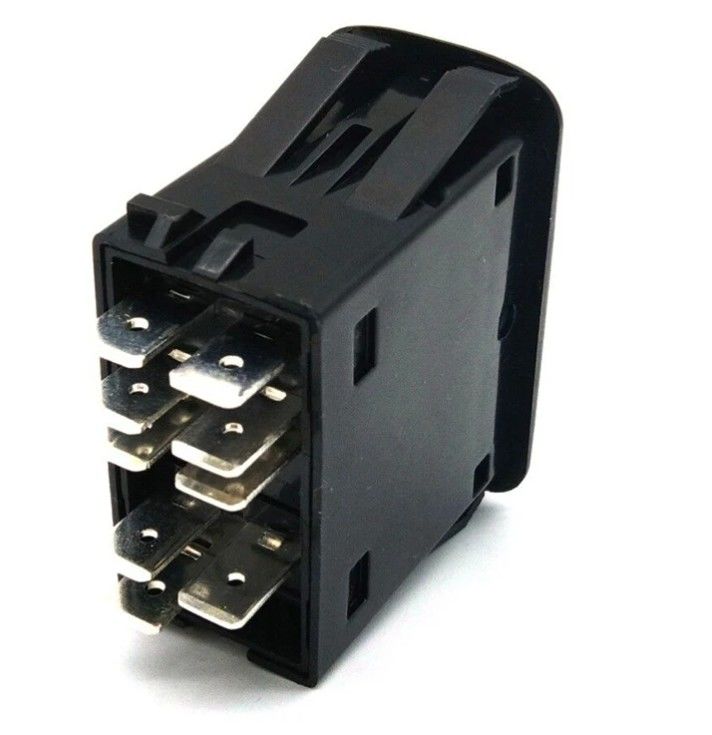 Commutateur Mini Rocker personnalisé 12v Icon In Out 9 Pin On Off sur la série L