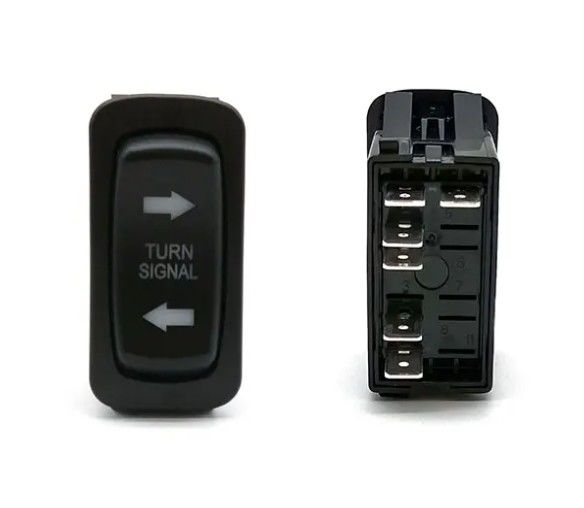 Commutateur de roulement de voiture de style Carling 12v 20a 24v 10a Couverture rouge Lampe à LED rouge Panneau de bord Avertissement d'urgence de danger