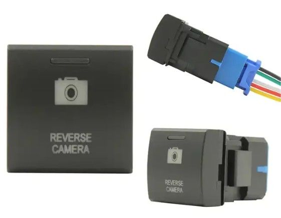 Logo personnalisé DC 12V 3A CAMERA INVERSE LED Commutateur à bouton pour Toyota Square Landcruiser Prado