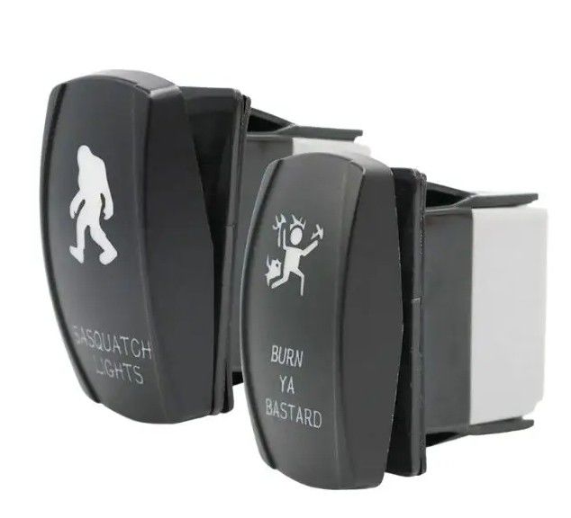 12V 24V Oem Symbole personnalisé Marine Led étanche 24 Volt Marine 4 Pin 5Pin Onoffon Rocker Switch