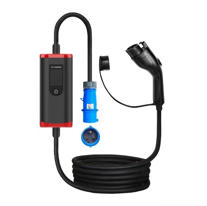 IP65 16A-40A personnalisé réglable SAE J1772 Type 1 Chargeur de voiture portable