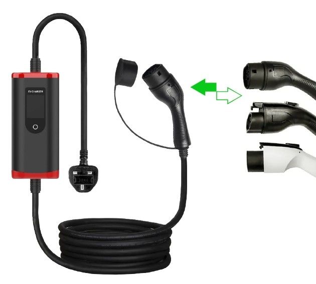16A 32A 40A Chargeur de véhicules électriques 3.5kw 7kw 9kw chargeur portable pour véhicules électriques