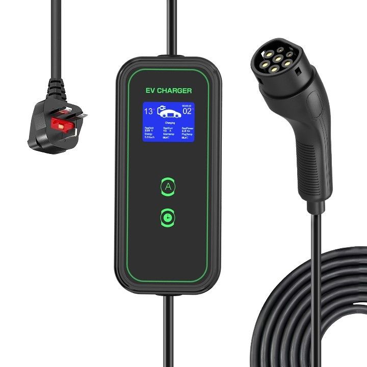 3.5KW 7KW 11KW prise standard européenne de type 2 câble de recharge AC portable pour la maison chargeur portable de véhicule électrique 7KW Tpe Jacket