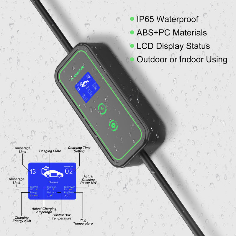GBT 3.5KW 7KW câble de recharge AC portable pour la maison chargeur EV portable Tpe Jacket