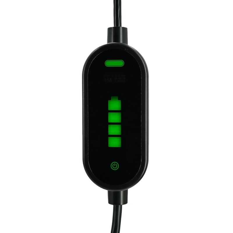 Chargeurs de véhicules électriques portables 7KW Tpe Jacket IEC 62196 Type2 2.4 Quot LCD CE TUV ROHS