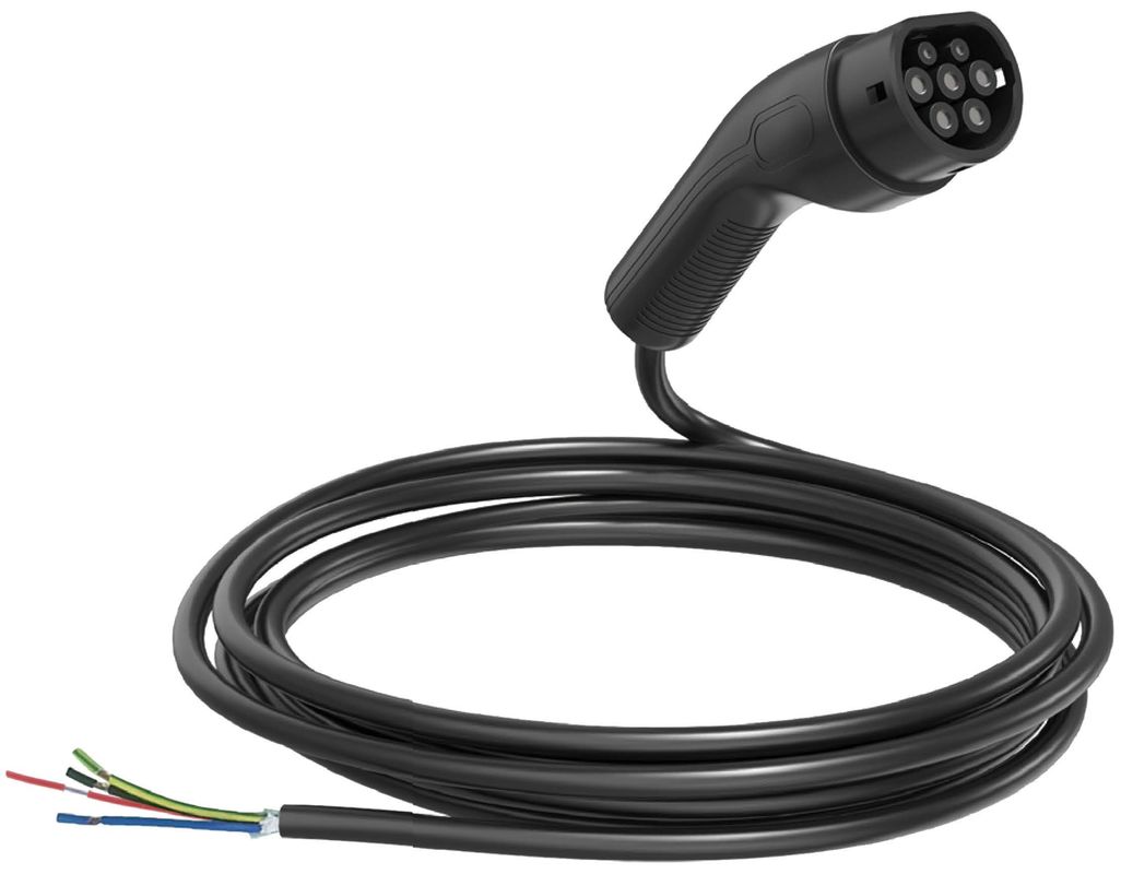 Type 2 câble d'extension de corde de chargeur de voiture électrique 16A/32A monophasé