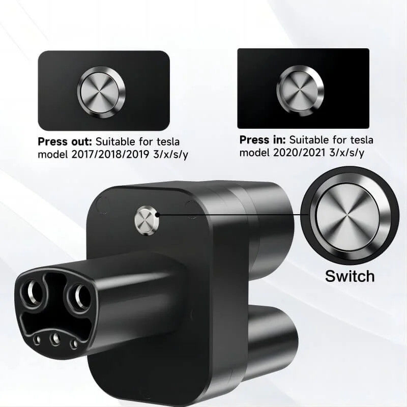 Adaptateur CCS2 à Tesla Pour Tesla, Chargeur de voiture Chargeur de véhicule électrique Adaptateur Tesla CCS 2