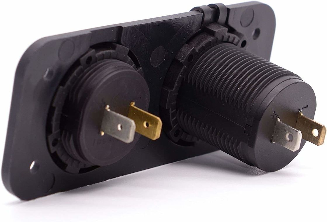 DC 12V 24V LED Voltmètre numérique double prise USB Panneau de prise d'alimentation 3.1A Chargeur