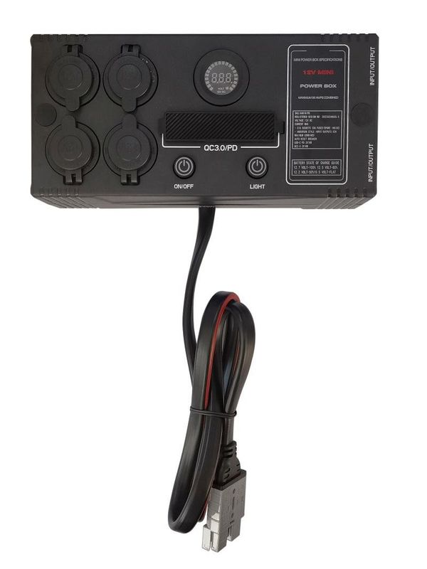 Portatif USB QC3.0 PD commutateur de commande DC DC chargeur Mini Power Box avec boîte de commande