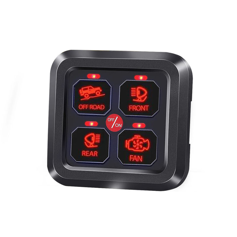 4 Gang Ford commutateur panneau de circuit système de commande Rocker Commutateur avec système de relais / lampes à essuyer