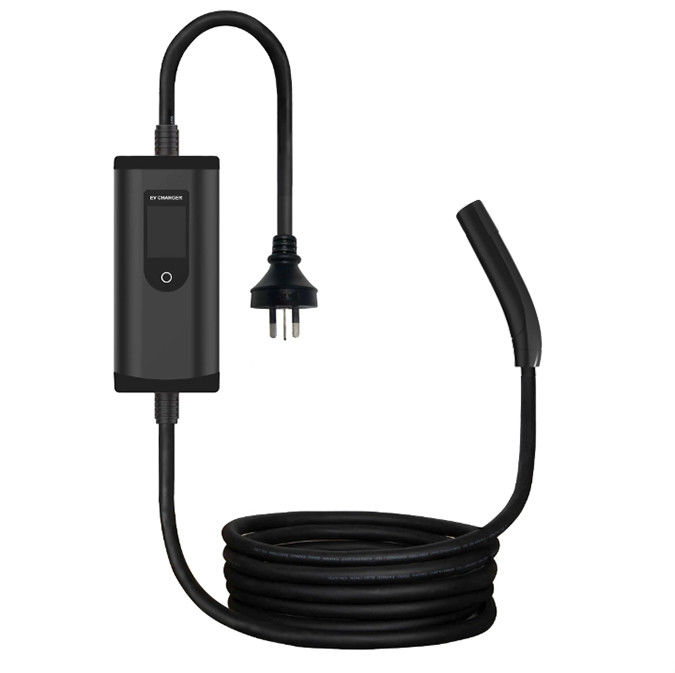 Type2 Tesla NACS 32A 7Kw Station de recharge Ev Chargeur portable avec écran réglable