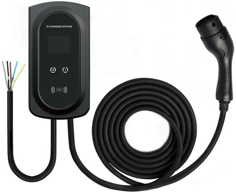 GBT Ac Wall Ev Charger 32a Wallbox Ev Charger Monté au mur Niveau 2 Ev Charger pour la maison