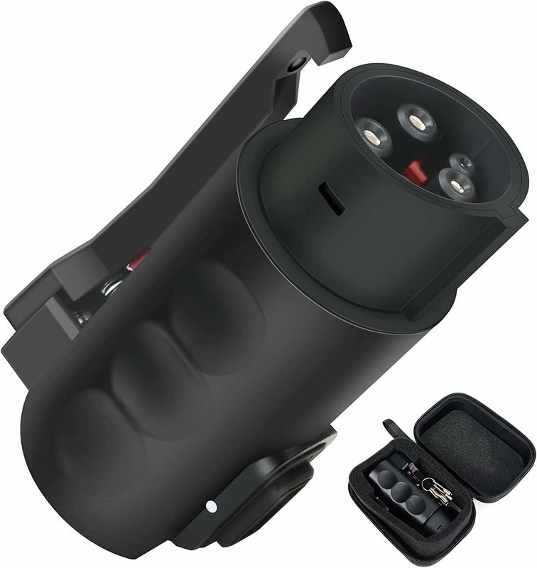 80A 240v Ac Tesla Charger Connecteur Ev Adaptateur Chargeur Tesla Pour J1772 Adaptateur Pour Tesla