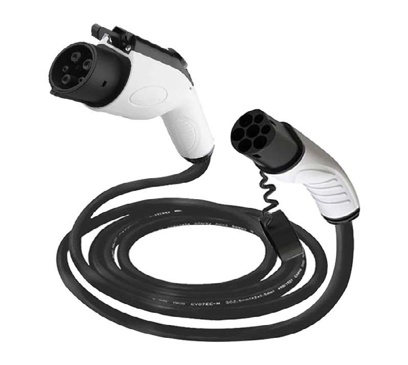 rallonge de chargeur de la voiture électrique EV 11kw portative 16A 3 phases