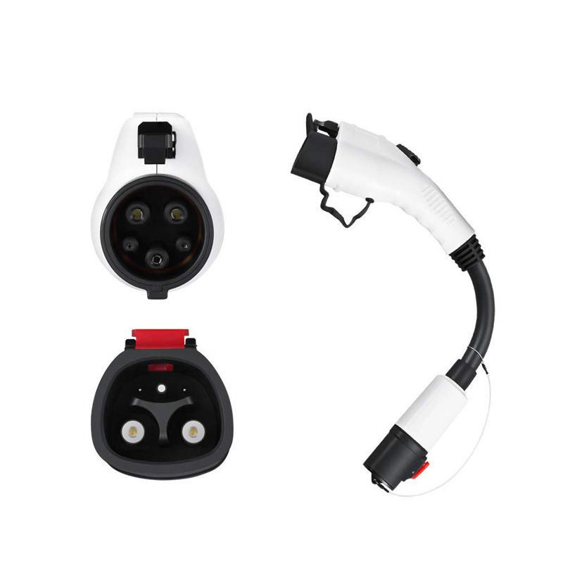 Sécurité portable 60A 250V Adaptateur de chargeur Tesla à type1 EV avec câble pour chargeur de voiture électrique