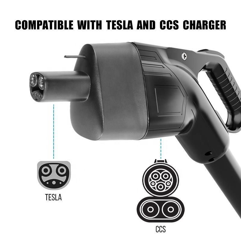 Connecteur CC CCS1 à la charge rapide de Tesla EV 250KW Pour l'adaptateur de charge Tesla