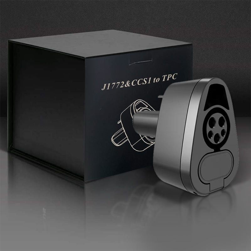Chargement rapide en courant continu J1772 CCS1 vers l'adaptateur de charge électrique Tesla pour le modèle Tesla S/X/3/Y