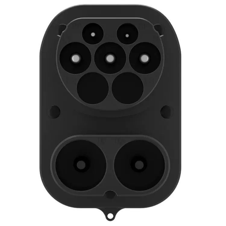 Europe CCS2 à la charge des voitures électriques Tesla Adaptateur CC CCS2 Pour TESLA AC+DC