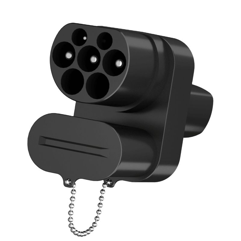 Europe CCS2 à la charge des voitures électriques Tesla Adaptateur CC CCS2 Pour TESLA AC+DC