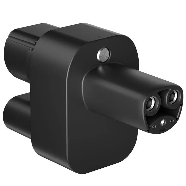 Europe CCS2 à la charge des voitures électriques Tesla Adaptateur CC CCS2 Pour TESLA AC+DC