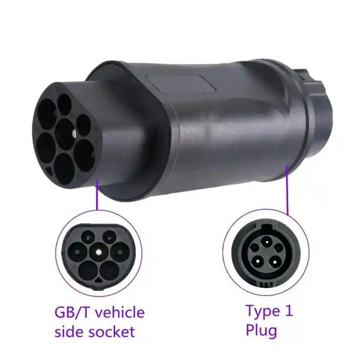 Év Adaptateur pile de charge Véhicule électrique J1772 32a Type 1 Ev chargeur J1772 à GB/T Adaptateur