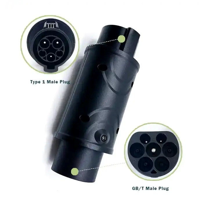 Év Adaptateur pile de charge Véhicule électrique J1772 32a Type 1 Ev chargeur J1772 à GB/T Adaptateur
