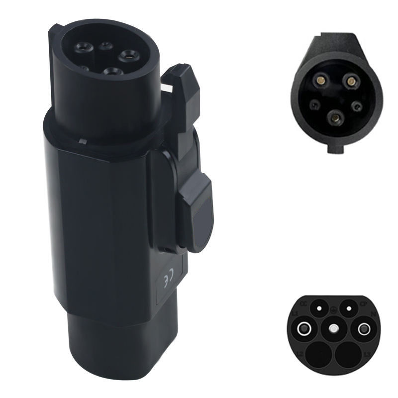 Adaptateur de charge de véhicule électrique de type 2 à J1772 Type 1 à type 2 Connecteur de charge de véhicule électrique de type 2 à type 2