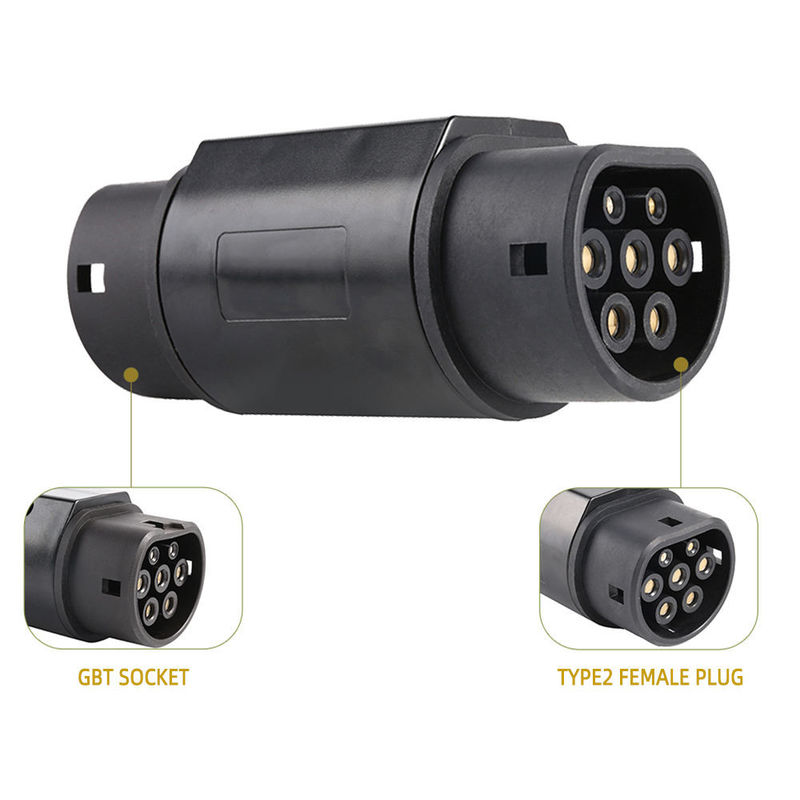 Nouveau connecteur de recharge d'énergie 32A AC Type2 vers l'adaptateur GBT pour la recharge EVSE