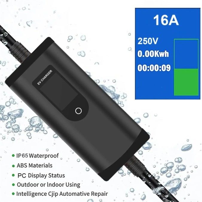 Fabrique 8a-32a Chargeur de voiture électrique rapide portable